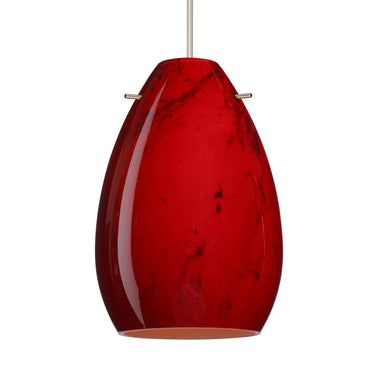 Pera 6 mini pendant in Magma glass | Besa Lighting