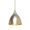Divi cord mini pendant: Gold Foil, Satin Nickel | Besa Lighting