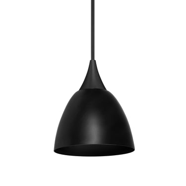 Divi cord mini pendant: Metal Black, Satin Nickel | Besa Lighting