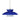 Trilo 7 cord mini pendant: Blue Matte, Satin Nickel | Besa Lighting