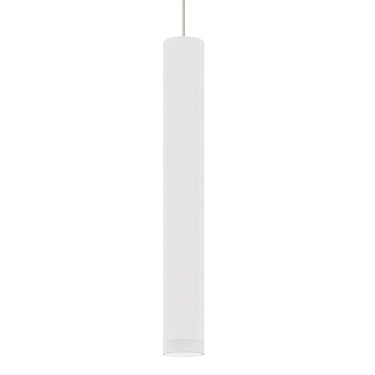 Cafe 18 cord mini pendant: White/Frost | Besa Lighting