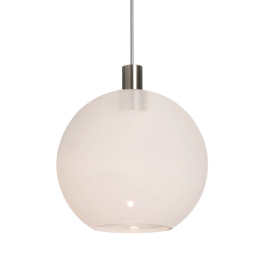 Newton 8 in fully Milky White glass | Besa Lighting