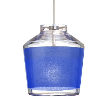 Pica 6 in Blue Sand glass | Besa Lighting