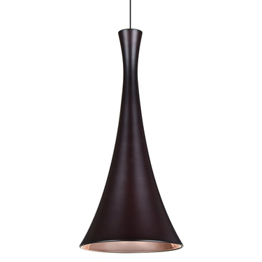 Rondo cord mini pendant: Bronze | Besa Lighting
