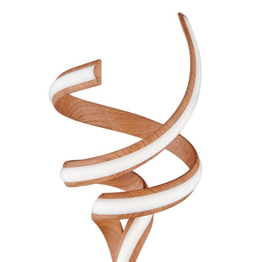 Finesse Decor Munich Wood Table Lamp LED Strip & Touch Dimmer