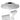 Finesse Decor Acrylic Lace 5 Light Chandelier - Chrome 
