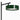 Close view of the green round head and black arm of the Berlin-Out floor lamp
