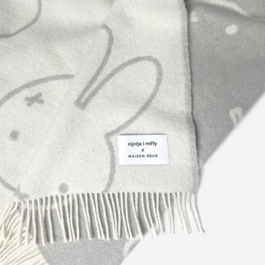 Cloud White & Grey Miffy Blanket by Maison Deux, photo 2