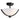 Maxim Lighting Deven 3-Light Semi-Flush Mount Black