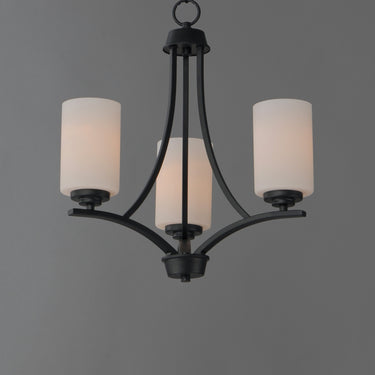 Maxim Lighting Deven 3-Light Chandelier Black