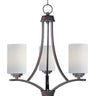 Maxim Lighting Deven 3-Light Chandelier Oil Rubbed Bronze