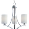 Maxim Lighting Deven 3-Light Chandelier Satin Nickel