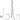 Maxim Lighting Deven 3-Light Chandelier Satin Nickel