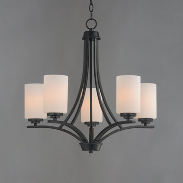 Maxim Lighting Deven 5-Light Chandelier Black