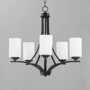 Maxim Lighting Deven 5-Light Chandelier Black