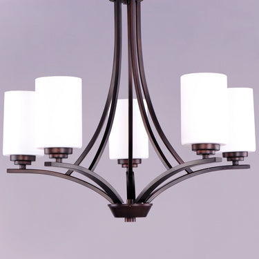 Maxim Lighting Deven 5-Light Chandelier Oil Rubbed Bronze