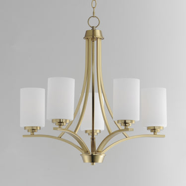 Maxim Lighting Deven 5-Light Chandelier Satin Brass
