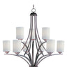 Maxim Lighting Deven 9-Light Chandelier Oil Rubbed Bronze