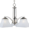 Maxim Lighting Aurora 3-Light Chandelier Satin Nickel