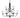 Arlington 36" 9-Light Chandelier - Oil Rubbed Bronze with White Glass by Elk 2009CH/10