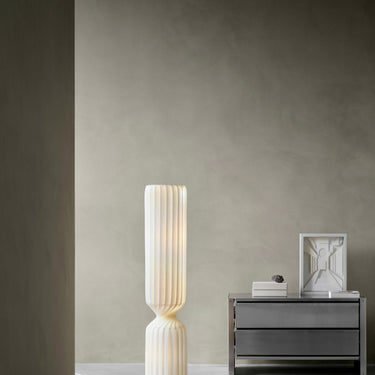 Lit in a living room | TR41 Floor Lamp by Tom Rossau