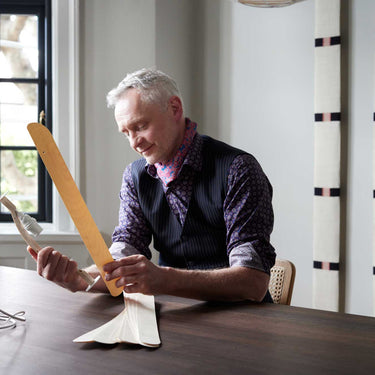 At a studio work table | No.111 Table Lamp by Tom Rossau