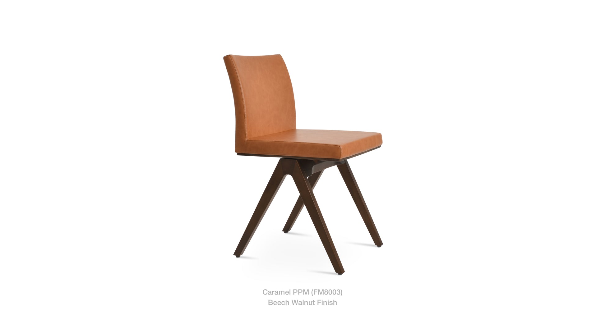 Soho Concept Aria Fino Wood Dining Chair Leather | Loftmodern 8
