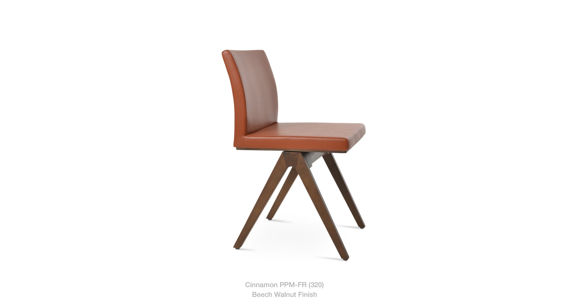 Soho Concept Aria Fino Wood Dining Chair Leather | Loftmodern 9