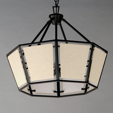 Maxim Lighting Montauk 4-Light Chandelier Black