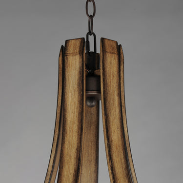 Maxim Lighting Basque 5-Light Chandelier Driftwood/Anthracite