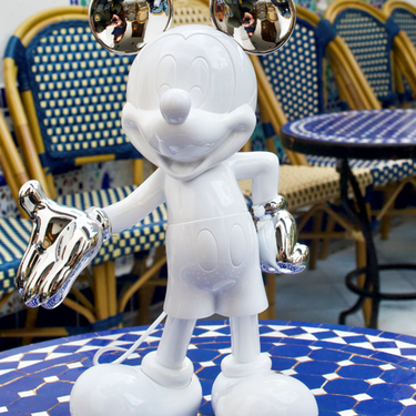 Mickey Welcome by Leblon Delienne, White & Silver colorway, 30 cm – image 7