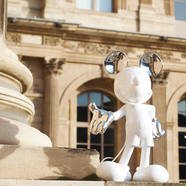 Mickey Welcome by Leblon Delienne, White & Silver colorway, 30 cm – image 6