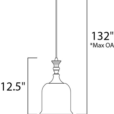 Maxim Lighting Centennial Pendant Polished Nickel