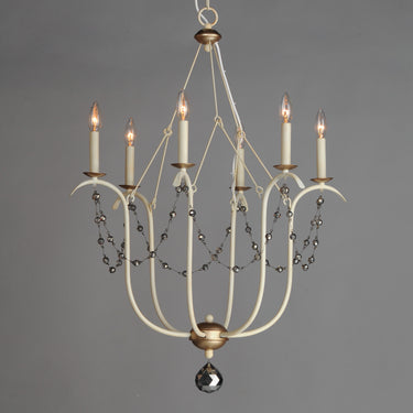 Maxim Lighting Formosa 6-Light Chandelier Ecru/Venetian Gold