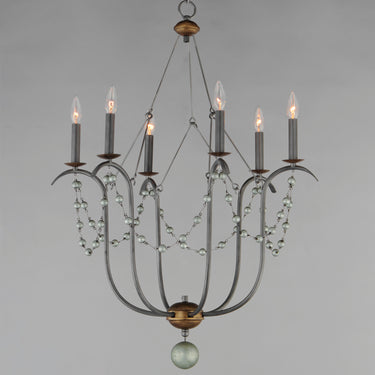 Maxim Lighting Formosa 6-Light Chandelier Golden Noir