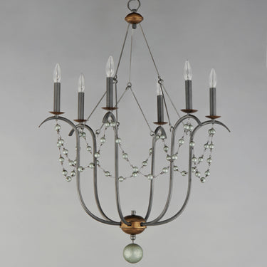 Maxim Lighting Formosa 6-Light Chandelier Golden Noir