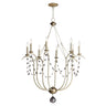 Maxim Lighting Formosa 8-Light Chandelier Ecru/Venetian Gold