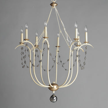 Maxim Lighting Formosa 8-Light Chandelier Ecru/Venetian Gold