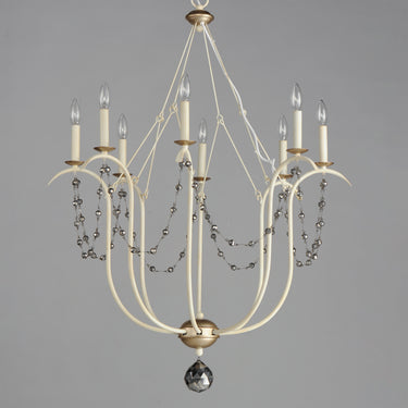 Maxim Lighting Formosa 8-Light Chandelier Ecru/Venetian Gold