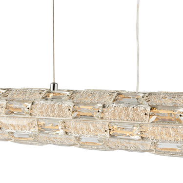 Finesse Decor Rustica Crystal Chandelier Chrome