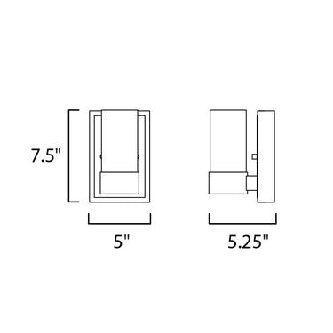 Maxim Lighting Sync LED Wall Sconce Polished Chrome