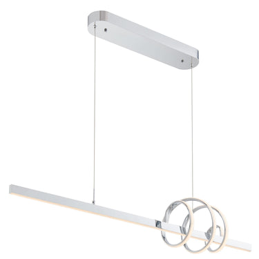 Finesse Decor Salzburg Linear Chandelier Chrome