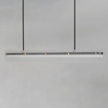 Maxim Lighting Spectre 48" Linear Pendant Black/Natural Aged Brass