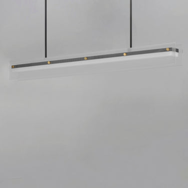 Maxim Lighting Spectre 48" Linear Pendant Black/Natural Aged Brass
