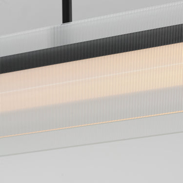 Maxim Lighting Spectre 48" Linear Pendant Black/Natural Aged Brass