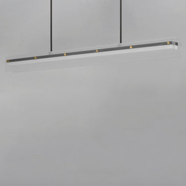 Maxim Lighting Spectre 61.5" Linear Pendant Black/Natural Aged Brass
