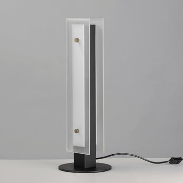Maxim Lighting Spectre 20" Table Lamp Black/Natural Aged Brass