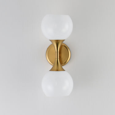 Maxim Lighting Neve 2-Light Wall Sconce Natural Aged Brass