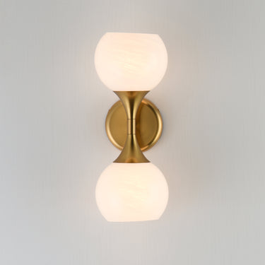 Maxim Lighting Neve 2-Light Wall Sconce Natural Aged Brass
