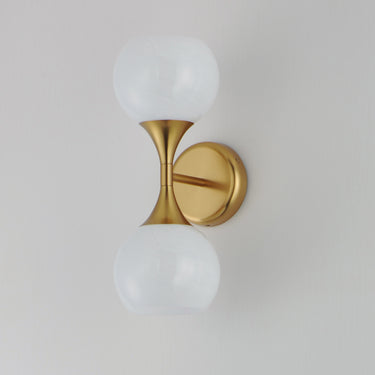 Maxim Lighting Neve 2-Light Wall Sconce Natural Aged Brass